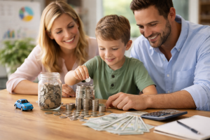 Teaching kids about money